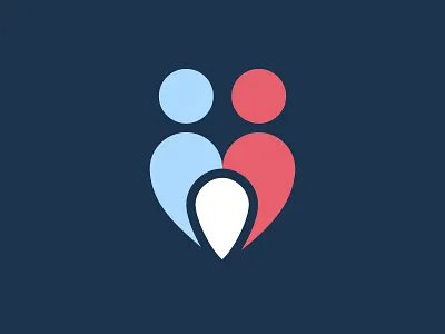 Dating Logo area dating icon local logo love partner people romance