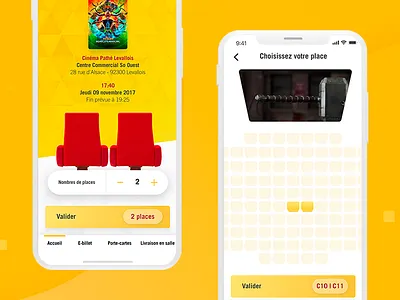 Gaumont Pathe app app cinema gaumont iphone x iphonex pathé