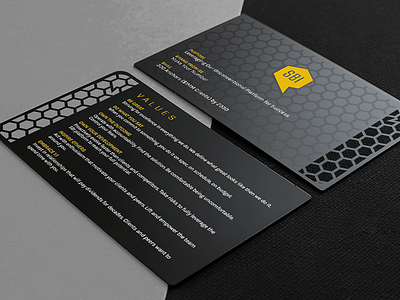 SBI Value Cards 2018 black business card flat black matte black metal business card metal card print print design value cards