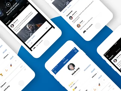 Social Networking App for Gamers achievements app community concept gaming geme ios profile social social networking ui ux