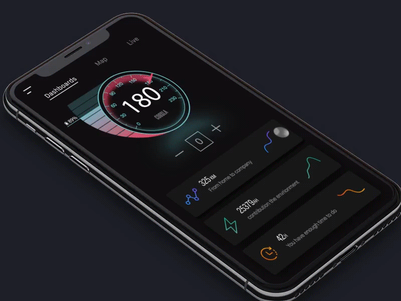Concept vehicle App ae aftereffects app black car concept dashboard data driverless motion startup vehicle