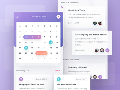 #Exploration - Calendar App android app book calendar event exploration interface ios task to do