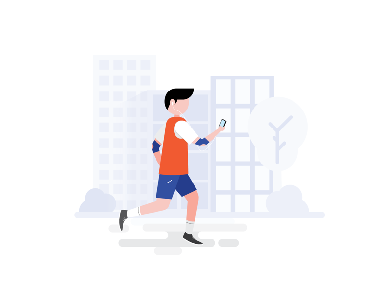 Running man by Huy Phan on Dribbble