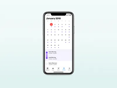Block scheduling calendar framer gigs iphone iphonex mobile schedule scheduler sketch sketch3 time