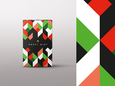 Amaren Golden box branding colour geometric identity packaging shapes