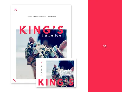 King's Hawaiian Mockup app benefits clean css3 flat html5 medical minimal ui ux web