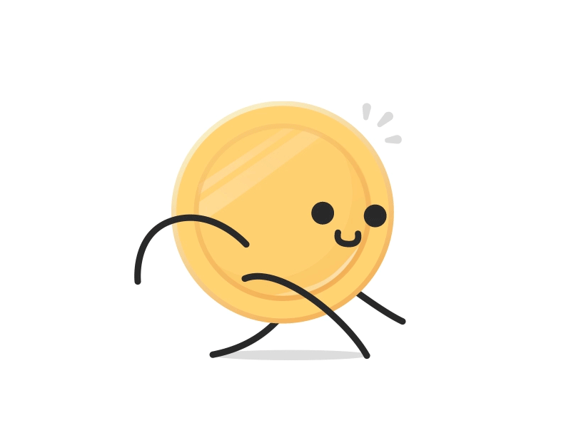 Honey Coin coin honey money walk cycle