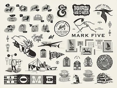 2017 Retrospectivus 2017 annual branding custom type deisgn illustration logos midcentury retrospective zodiac