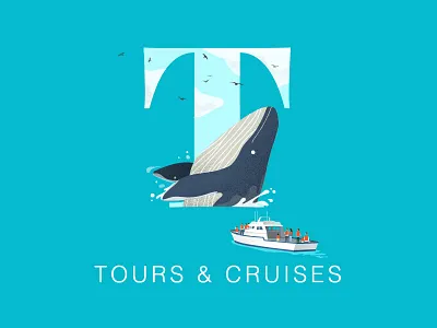 Tours Illustration campaign design editorial graphic illustration illustrator promotion series typography