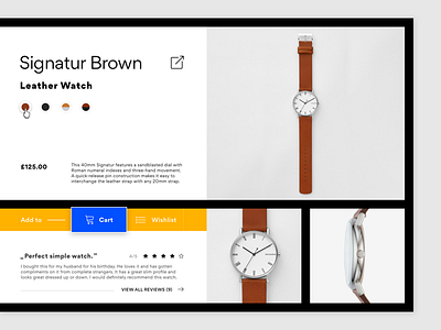 Customize Product // 33 // DailyUI Challenge customize product dailyui dailyui 33 gordita skagen thedesignersfoundry