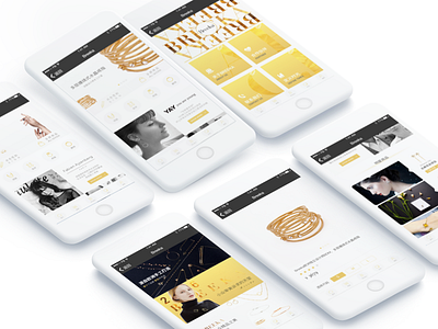 Breeka - Jewelry brand APP design adobe breeka sketch ui ux