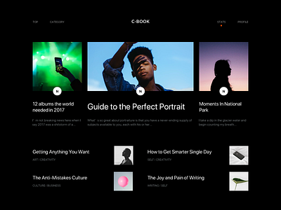 Blog Site black blog clean minimalism minimalist minimum monotone web