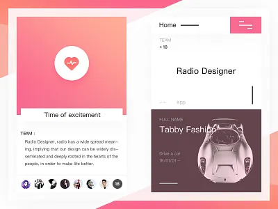 Shot #4058204 app color gules illustration interactive interface invite iphone tapered typesetting ue ui