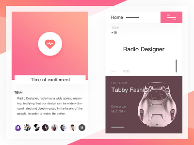 Shot #4058204 app color gules illustration interactive interface invite iphone tapered typesetting ue ui