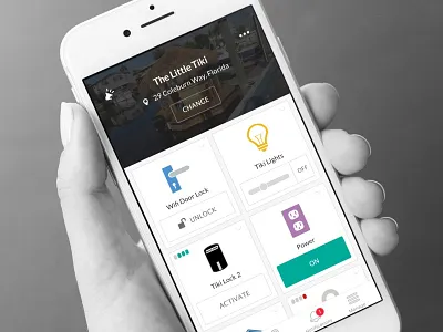 Prempoint for iOS app checkin design devices interface ios iphone location property ui user experience ux