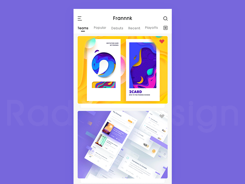 My team - Radio Design (RDD) ae ps ui 动效