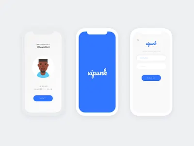 Uipunk Sign in 2018 creativetagx design ui uipunk ux