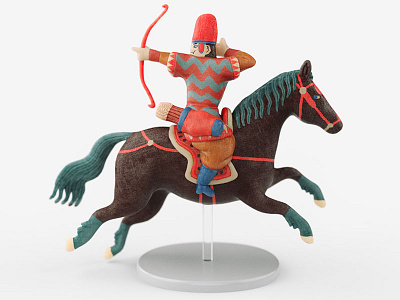 Rider 3d 3ds max corona figure zbrush