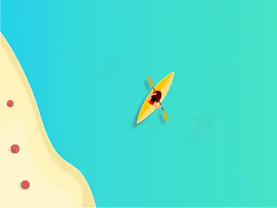 Island beach fish island kayaking sand sea shark shore