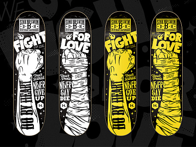 Tattoo graphic illustration logo skateboard tattoo typography