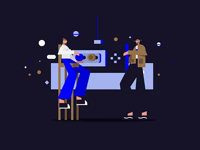 Control character control controller digital illustration web webdesign