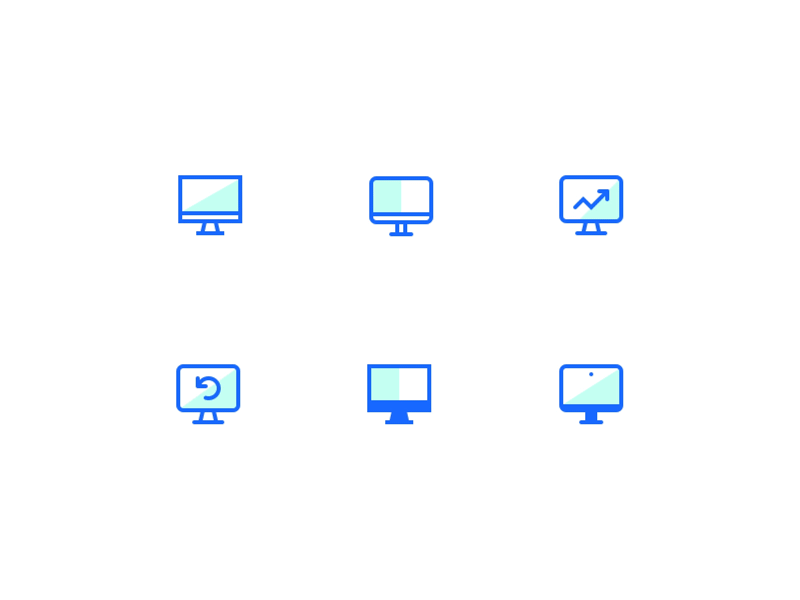 Daily Icon #008 - Computer computer computer icon daily icon icon design imac imac icon mac minimal icon outline icon stroke icon