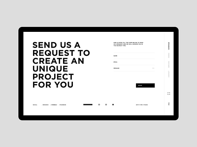 Homepage. Section 3 design homepage info portfolio site slider trend ui ux website zipl