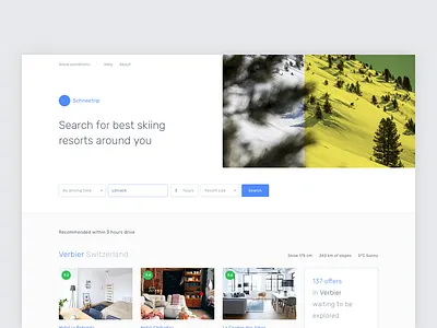 Hero booking home hotel landing place rental resort room vacation web website winter