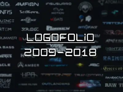 Logofolio Scott Kane / 2009-2018 font futuristic hitech logo logo portfolio logofolio logos logotype modern portfolio type typeface