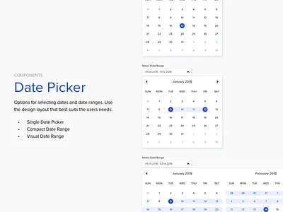 Date Picker component date picker design design system dropdown element form input interface ui ux web