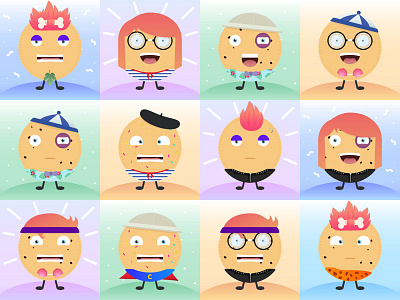 Cookies characters cookies illustration notification pagelovescookies