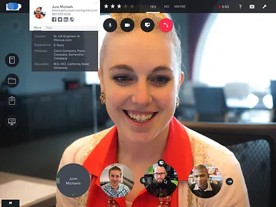 Video Interview chat interview video