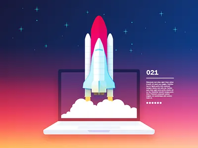 Rocket Boost laptop rocket space shuttle