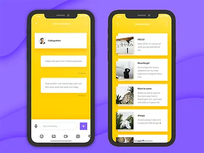 Social 3 - Chat and display category chat display instagram photo profile social
