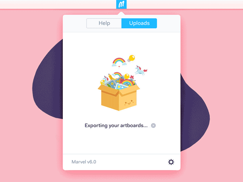 New Marvel Sketch Plugin UI illustration macos marvel osx plugin progress sketch statusbar tabs ui