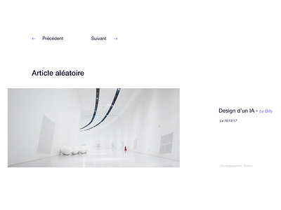 DailyUI 035 - Blog 035 article blog dailyui dailyui035 post uidesign uxdesign