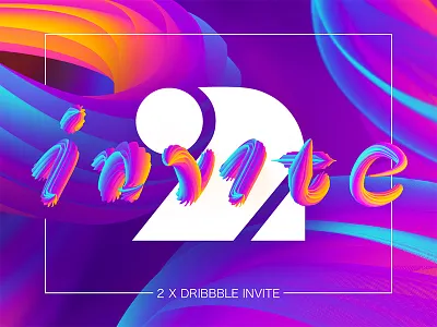 Invite2 ai color dribbble invite orange photoshop stripes ticket