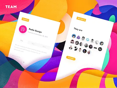 Wave color design group radesign rdd team ui ux yellow