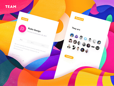Wave color design group radesign rdd team ui ux yellow