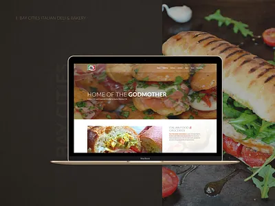 Bay Cities Italian Deli & Bakery - Desktop Version branding clean concept design desktop interface product sketch ui web