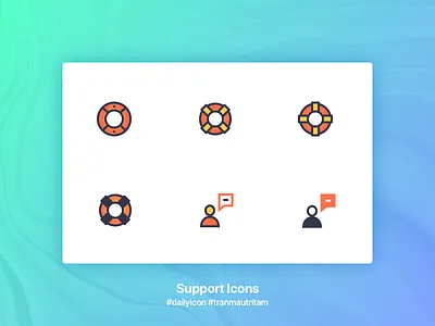 Daily Icon #009 - Support / Help daily icon help icon helpdesk icon icon challenge icon design icons support icon talk