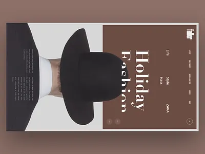 Faller Holiday Fashion book design fashion interface news photo slide usa web