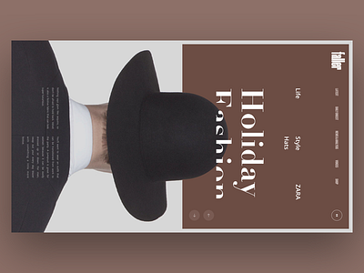 Faller Holiday Fashion book design fashion interface news photo slide usa web