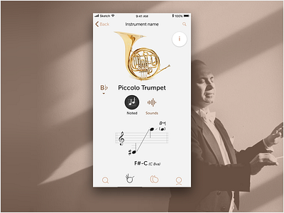 WIP Music app ios mobile music ui ux