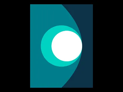 Untitled №3 abstract art challenge colors experiment geometric modernism poster shapes untitled series yakim