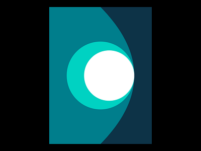 Untitled №3 abstract art challenge colors experiment geometric modernism poster shapes untitled series yakim