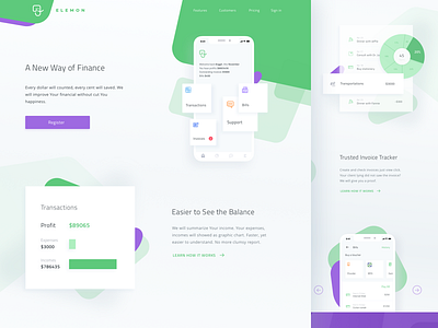 Finance Application Website bank card cash credit debit e wallet expense finance header income money receipt