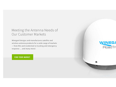 Antennas and Satellites 3 antenna borders gray minimal satellite tv website white white space