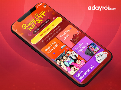Mini Game: Shake App Get Lucks Adayroi.com adayroi.com minigame rubi rubinguyen