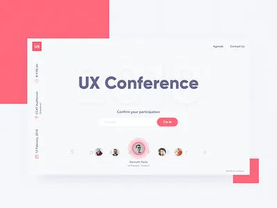 Daily UI Challenge #003 - Landing Page 003 daily ui challange landing page ui ux web
